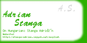 adrian stanga business card